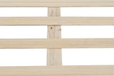NNEKG William Wood Bed Frame (King White)