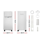 NNEDSZ  Portable Air Conditioner Window Kit Cooling Mobile Fan 9000BTU 2500W