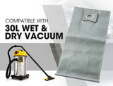 NNEMB 5x-30L Wet & Dry Vacuum Cleaner Filter bags Dust Replacement