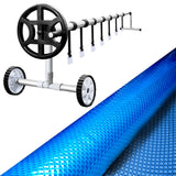 NNEDSZ  Swimming Pool Cover Rolloer Solar Blanket Covers Bubble Heater 10x4m