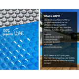 NNEDSZ  10x4.7m Swimming Pool Cover Roller Solar Blanket Pools Covers Bubble