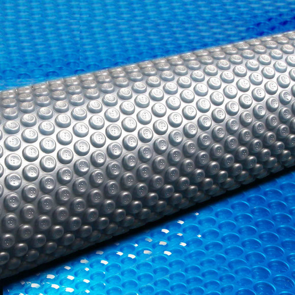 NNEDSZ 10.5M X 4.2M Solar Swimming Pool Cover - Blue