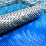 NNEDSZ 11M X 4.8M Swimming Pool Cover - Blue
