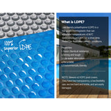 NNEDSZ Solar Swimming Pool Cover Blanket Roller Wheel Adjustable 11 x 6.2M