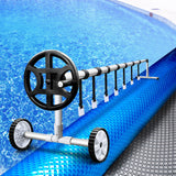 NNEDSZ  6.5x3m Pool Cover Rolloer Swimming Solar Blanket Covers Bubble Heater
