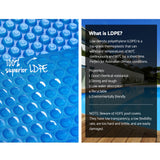 NNEDSZ 7x4M Swimming Pool Cover 500 Micron Isothermal Blanket