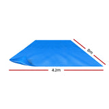 NNEDSZ 8M X 4.2M Swimming Pool Cover 400 Micron Outdoor Bubble Blanket