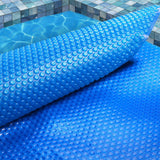NNEDSZ 8M X 4.2M Swimming Pool Cover 400 Micron Outdoor Bubble Blanket