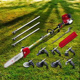 NNEDSZ 4-STROKE Pole Chainsaw Hedge Trimmer Brush Cutter Whipper Multi Tool Saw