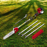 NNEDSZ Pole Chainsaw 4 Stroke Petrol Hedge Trimmer Pruner Chain Saw Long
