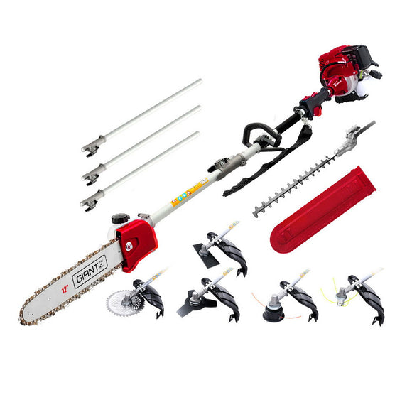 NNEDSZ 4-STROKE Pole Chainsaw Brush Cutter Hedge Trimmer Saw Multi Tool