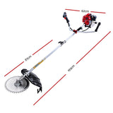 NNEDSZ 62CC Pole Chainsaw Petrol 7 In 1 Brush Cutter Whipper Snipper Multi Tools