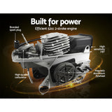 NNEDSZ 62CC Pole Chainsaw Petrol 7 In 1 Brush Cutter Whipper Snipper Multi Tools
