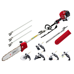 NNEDSZ 65cc Petrol Pole Chainsaw Pruners 2 Stroke Long Chainsaws Hedge trimmer Brush Cutter Chain Saw Whipper Snipper Multi Tool