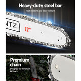 NNEDSZ 65cc Petrol Pole Chainsaw Pruners 2 Stroke Long Chainsaws Hedge trimmer Brush Cutter Chain Saw Whipper Snipper Multi Tool
