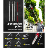 NNEDSZ 65cc Petrol Pole Chainsaw Pruners 2 Stroke Long Chainsaws Hedge trimmer Brush Cutter Chain Saw Whipper Snipper Multi Tool