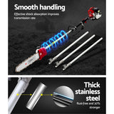 NNEDSZ 62CC Pole Chainsaw Petrol Chain Saw Brush Cutter Brushcutter Tree