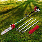 NNEDSZ 62CC Pole Chainsaw Petrol Chain Saw Brush Cutter Brushcutter Tree