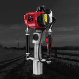 NNEDSZ 4 Stroke Petrol Post Driver Power Pile Hole Drive Picket Rammer Fence