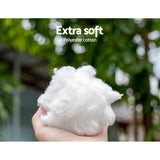 NNEDSZ Pet Bed Dog Cat Calming Bed Small 60cm White Sleeping Comfy Cave Washable