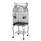 NNEDSZ Large Bird Cage with Perch - Black
