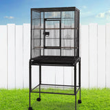 NNEDSZ Bird Cage Pet Cages Aviary 144CM Large Travel Stand Budgie Parrot Toys