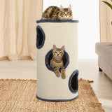 NNEDSZ Cat Tree 70cm Trees Scratching Post Scratcher Tower Condo House Furniture Wood