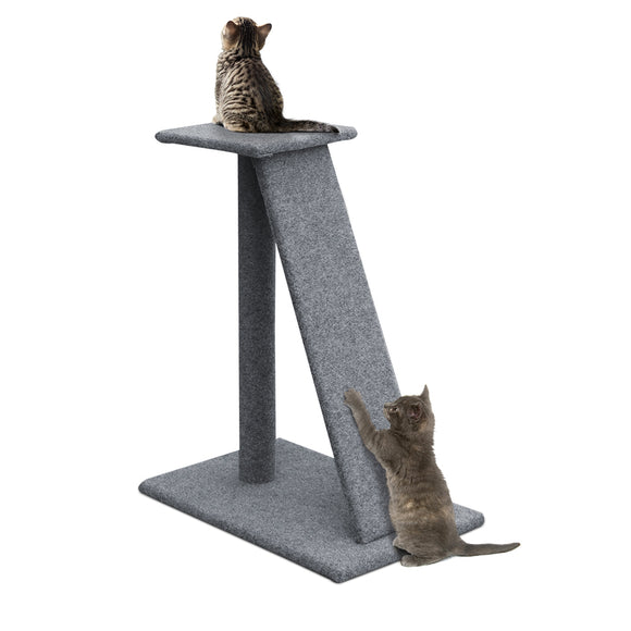 NNEDSZ Cat Tree 82cm Trees Scratching Post Scratcher Tower Condo House Furniture Wood Slide