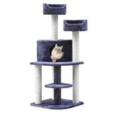 NNEDSZ Cat Tree 126cm Trees Scratching Post Scratcher Tower Condo House Furniture Wood