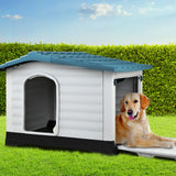 NNEDSZ Weatherproof Pet Kennel - Blue