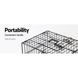 NNEDSZ 42inch Pet Cage - Black