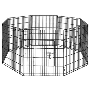 NNEDSZ 30 8 Panel Pet Dog Playpen Puppy Exercise Cage Enclosure Play Pen Fence