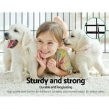 NNEDSZ 30 8 Panel Pet Dog Playpen Puppy Exercise Cage Enclosure Play Pen Fence