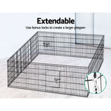 NNEDSZ 30 8 Panel Pet Dog Playpen Puppy Exercise Cage Enclosure Play Pen Fence