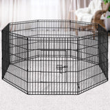 NNEDSZ 30 8 Panel Pet Dog Playpen Puppy Exercise Cage Enclosure Play Pen Fence