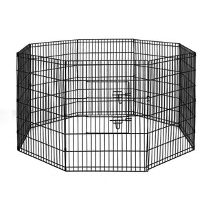 NNEDSZ 2X36 8 Panel Pet Dog Playpen Puppy Exercise Cage Enclosure Fence Play Pen