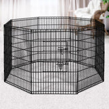 NNEDSZ 2X36 8 Panel Pet Dog Playpen Puppy Exercise Cage Enclosure Fence Play Pen