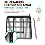 NNEDSZ 8 Panel Pet Dog Playpen Puppy Exercise Cage Enclosure Fence Play Pen 80x80cm