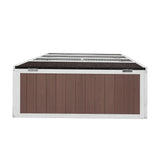 NNEDSZ Wooden Rabbit Hutch Chicken Coop Run Cage Habitat House Outdoor Large