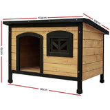 NNEDSZ Large Wooden Pet Kennel