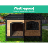 NNEDSZ Large Wooden Pet Kennel