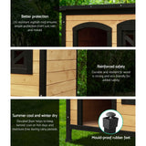 NNEDSZ Large Wooden Pet Kennel