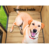 NNEDSZ Large Wooden Pet Kennel