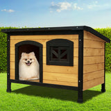 NNEDSZ Medium Wooden Pet Kennel