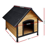 NNEDSZ Dog Kennel Kennels Outdoor Wooden Pet House Puppy Extra Large XL Outside