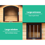 NNEDSZ Dog Kennel Kennels Outdoor Wooden Pet House Puppy Extra Large XXL Outside