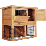 NNEDSZ 86cm Tall Wooden Pet Coop