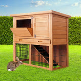 NNEDSZ 86cm Tall Wooden Pet Coop