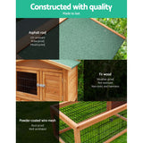 NNEDSZ155cm Tall Wooden Pet Coop