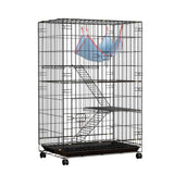 NNEDSZ Rabbit Cage Indoor Hutch Guinea Pig Bunny Ferret Hamster Pet Cage Outdoor